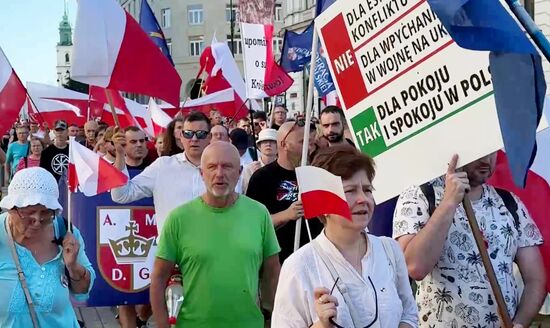 Poland Ukraine Protest
