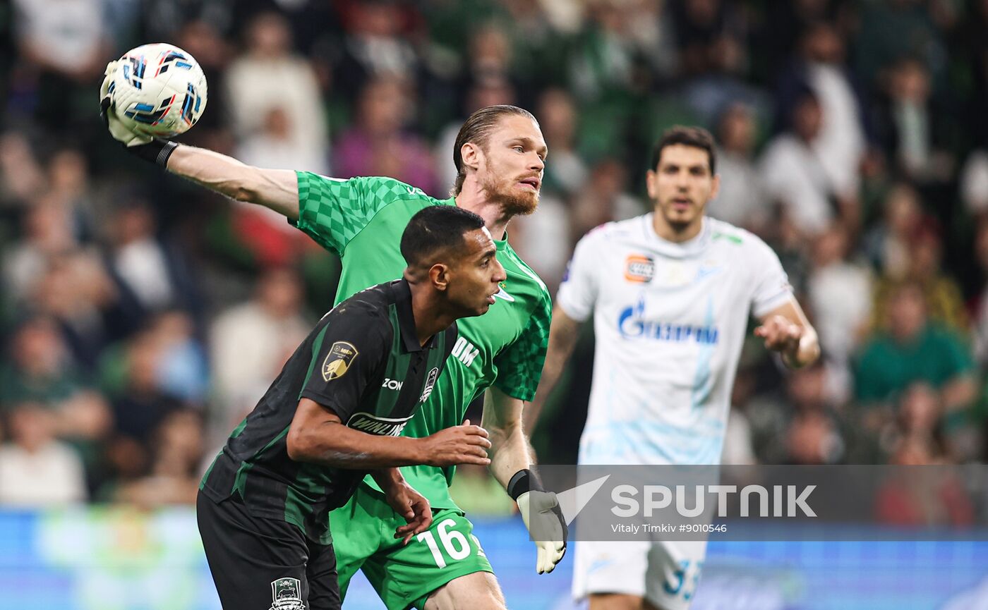 Russia Soccer Premier-League Krasnodar - Zenit