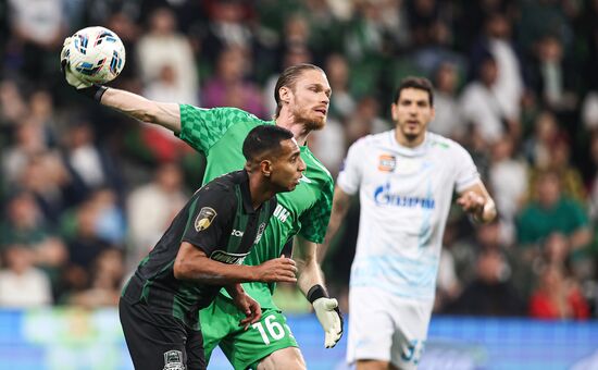 Russia Soccer Premier-League Krasnodar - Zenit