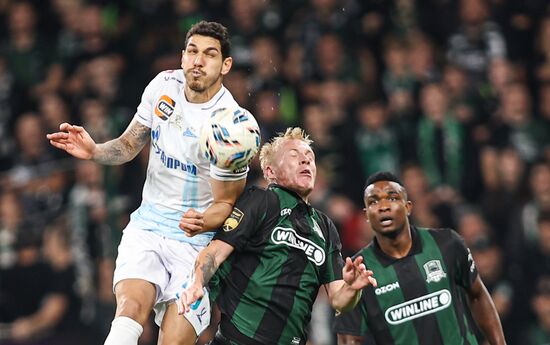 Russia Soccer Premier-League Krasnodar - Zenit
