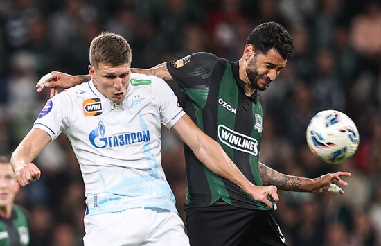 Russia Soccer Premier-League Krasnodar - Zenit