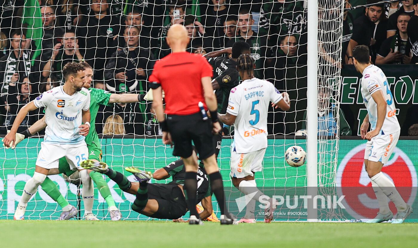 Russia Soccer Premier-League Krasnodar - Zenit