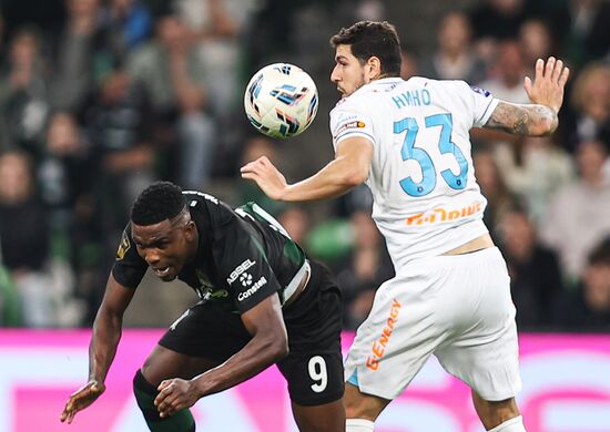 Russia Soccer Premier-League Krasnodar - Zenit