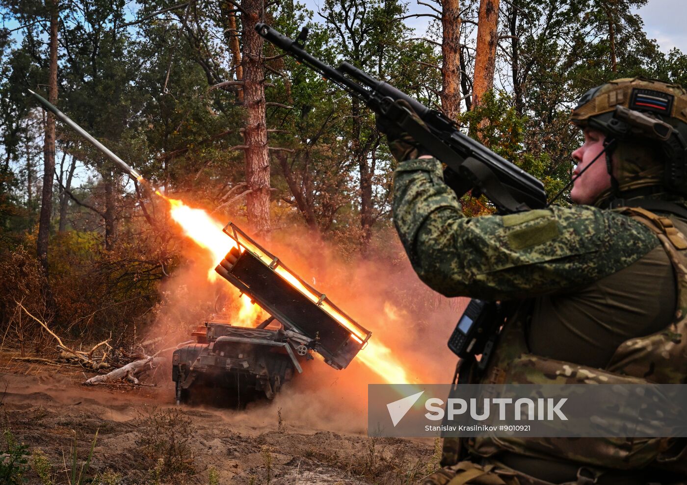 Russia Ukraine Military Operation Artillery Unit
