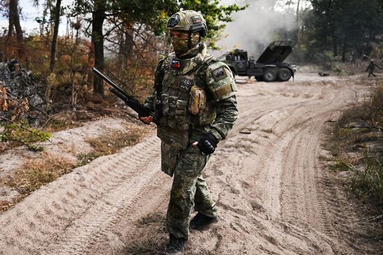 Russia Ukraine Military Operation Artillery Unit
