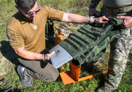 Russia Defence Bulletproof Vest Test