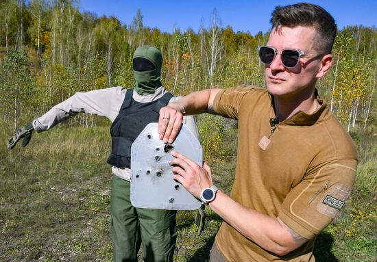 Russia Defence Bulletproof Vest Test
