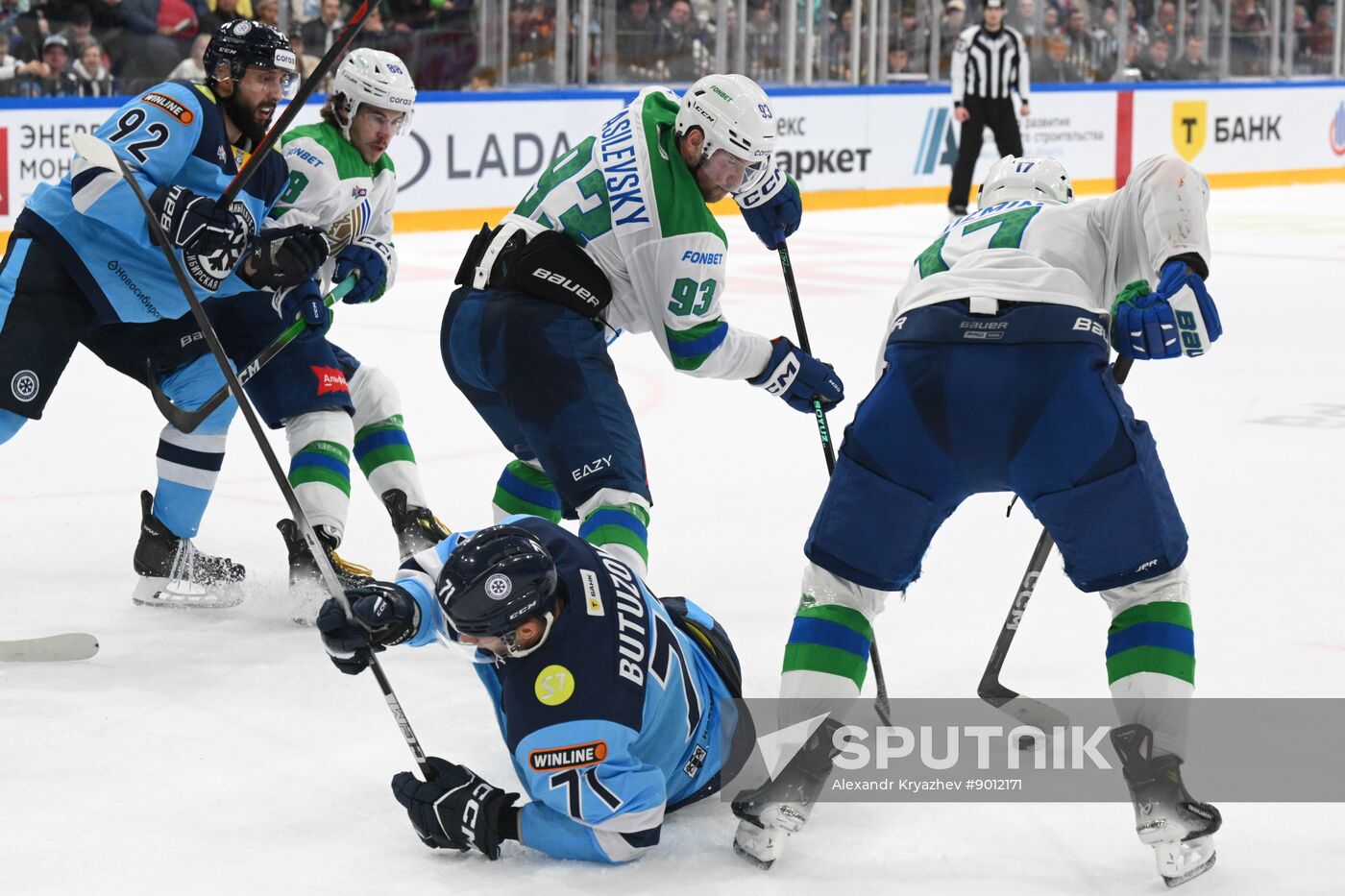 Russia Ice Hockey Kontinental League Sibir - Salavat Yulaev