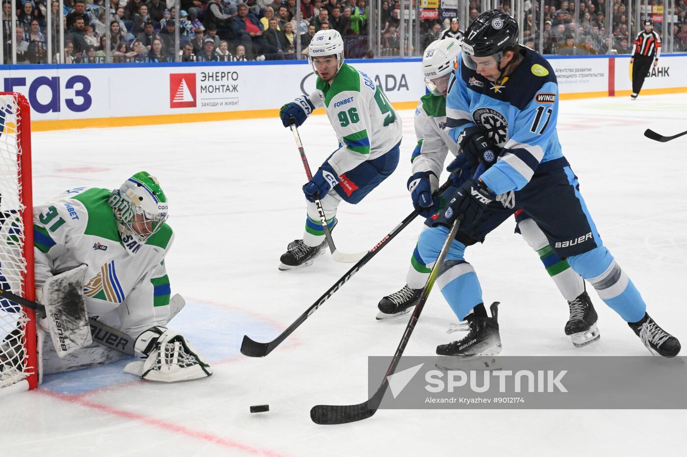 Russia Ice Hockey Kontinental League Sibir - Salavat Yulaev
