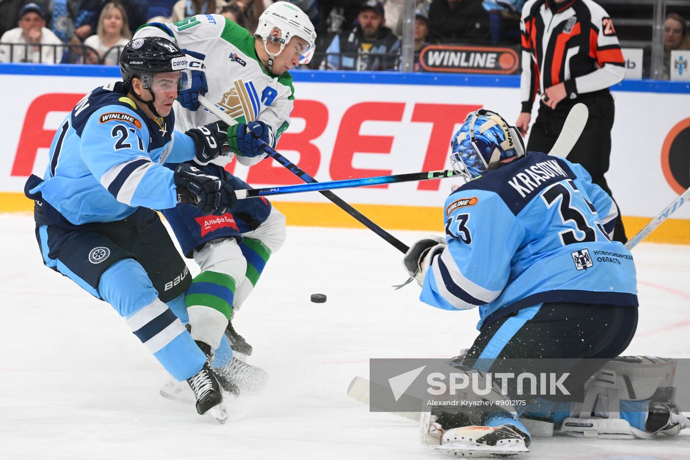 Russia Ice Hockey Kontinental League Sibir - Salavat Yulaev