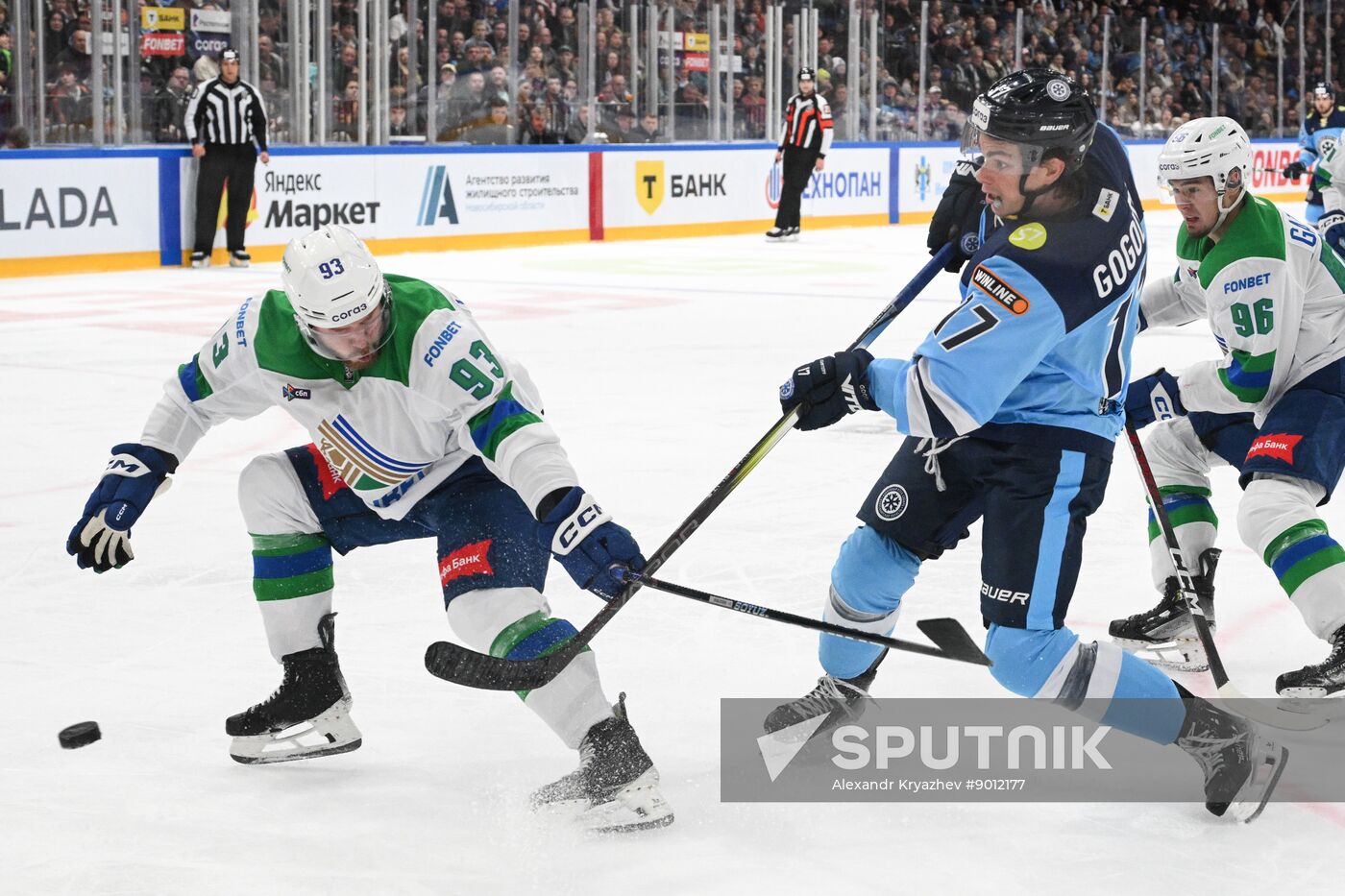 Russia Ice Hockey Kontinental League Sibir - Salavat Yulaev