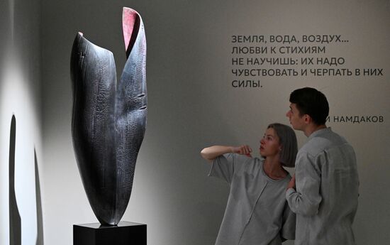 Russia Art Namdakov Sculpture Exhibition