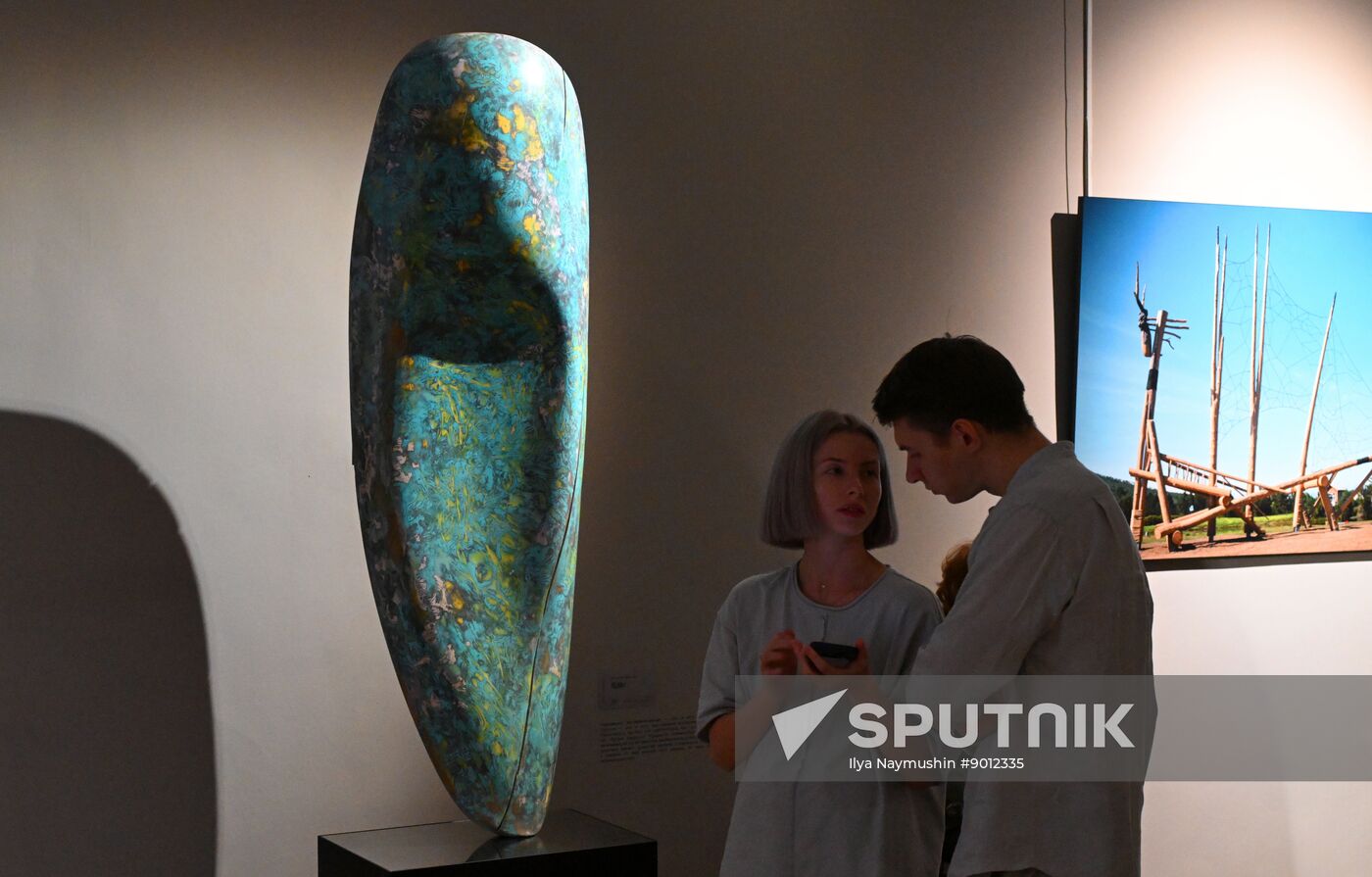 Russia Art Namdakov Sculpture Exhibition