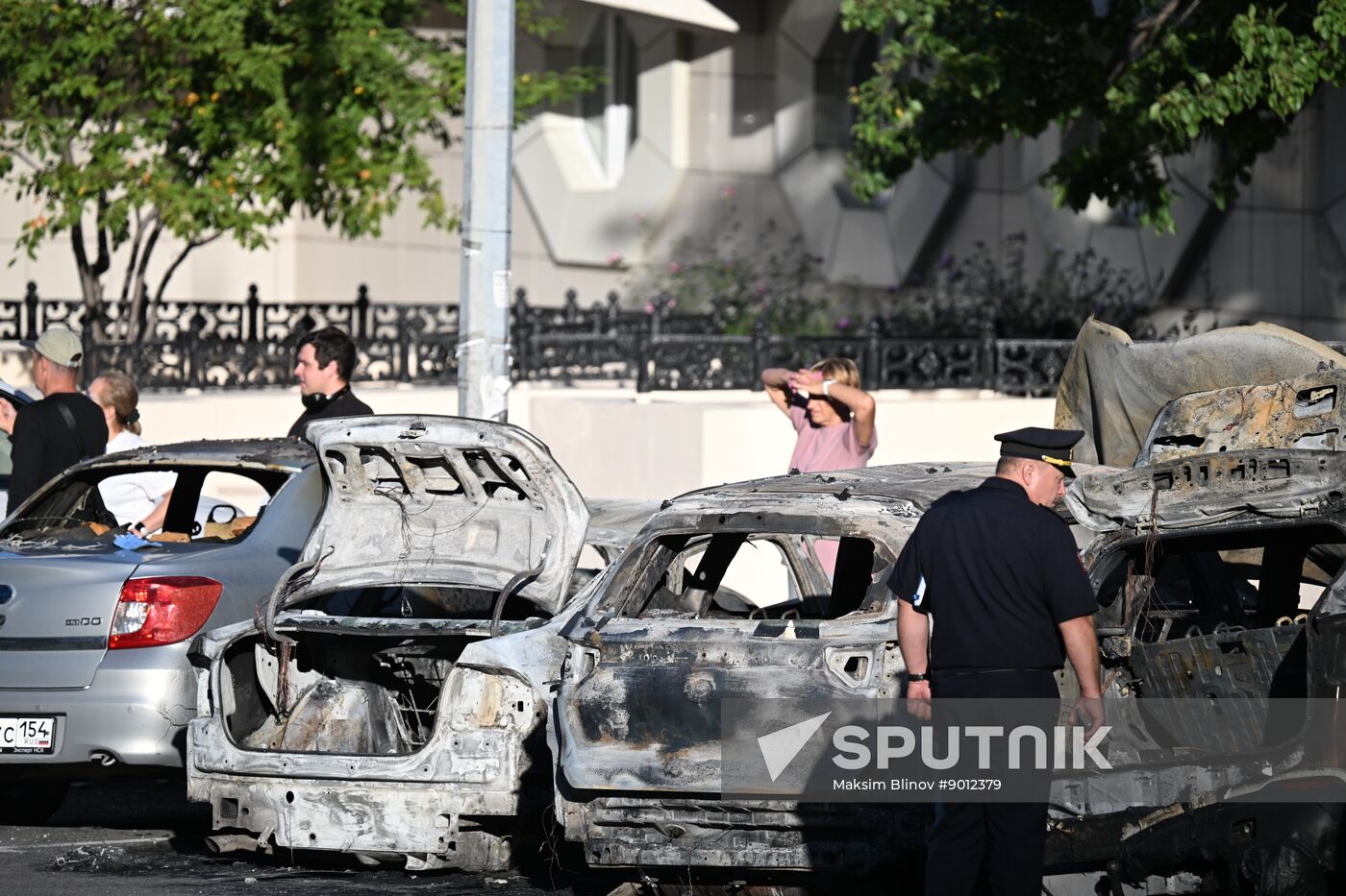 Russia Ukraine Drone Attack