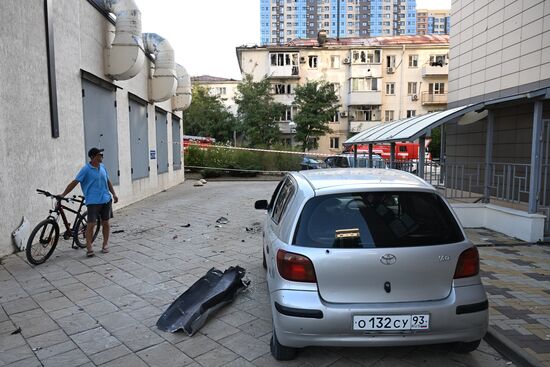 Russia Ukraine Drone Attack