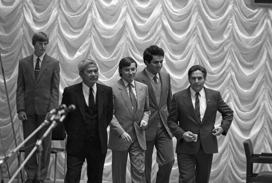 Kasparov - Karpov chess rematch