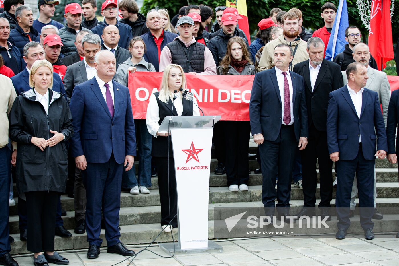 Moldova Parliamentary Election Rally