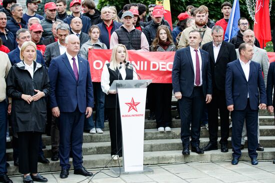 Moldova Parliamentary Election Rally
