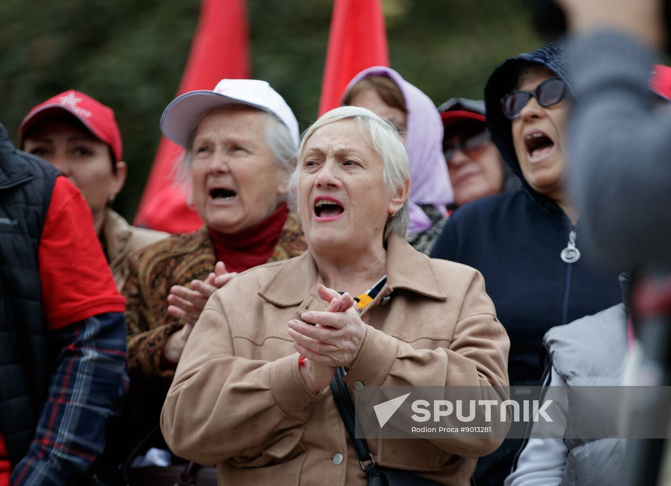 Moldova Parliamentary Election Rally