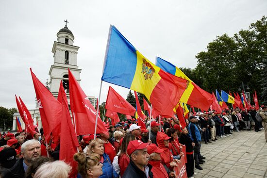 Moldova Parliamentary Election Rally