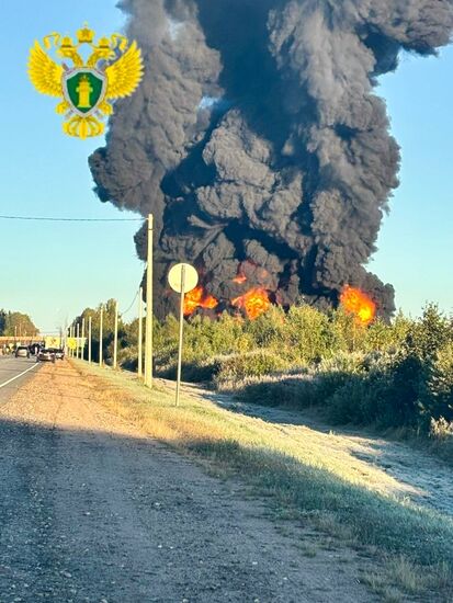 Russia Freight Train Accident