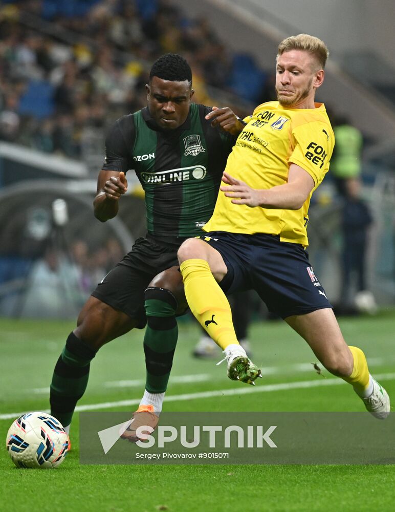 Russia Soccer Premier-League Rostov - Krasnodar