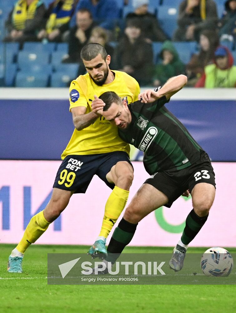 Russia Soccer Premier-League Rostov - Krasnodar