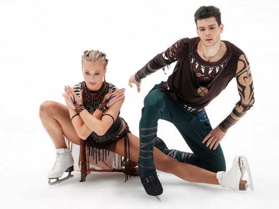 Russia Figure Skating Test Skates Ice Dance
