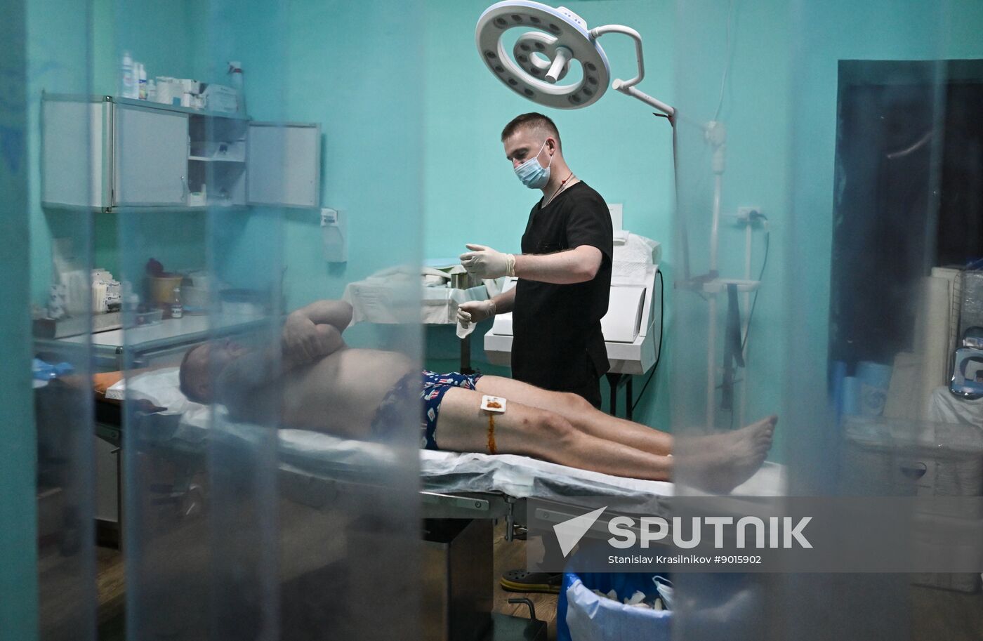 Russia Ukraine Military Operation Akhmat Frontline Hospital