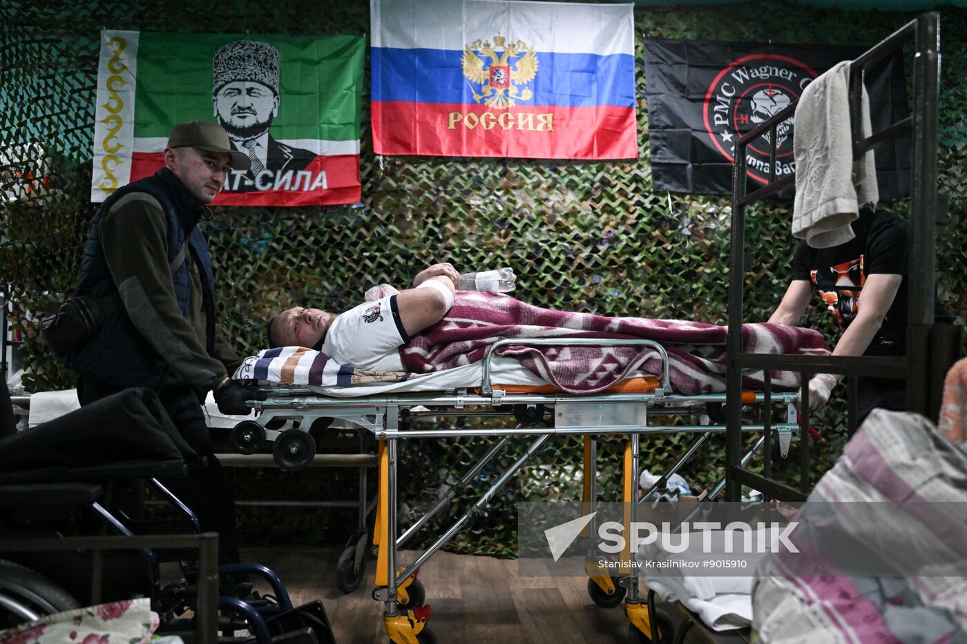 Russia Ukraine Military Operation Akhmat Frontline Hospital
