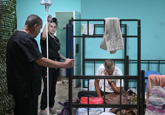 Russia Ukraine Military Operation Akhmat Frontline Hospital