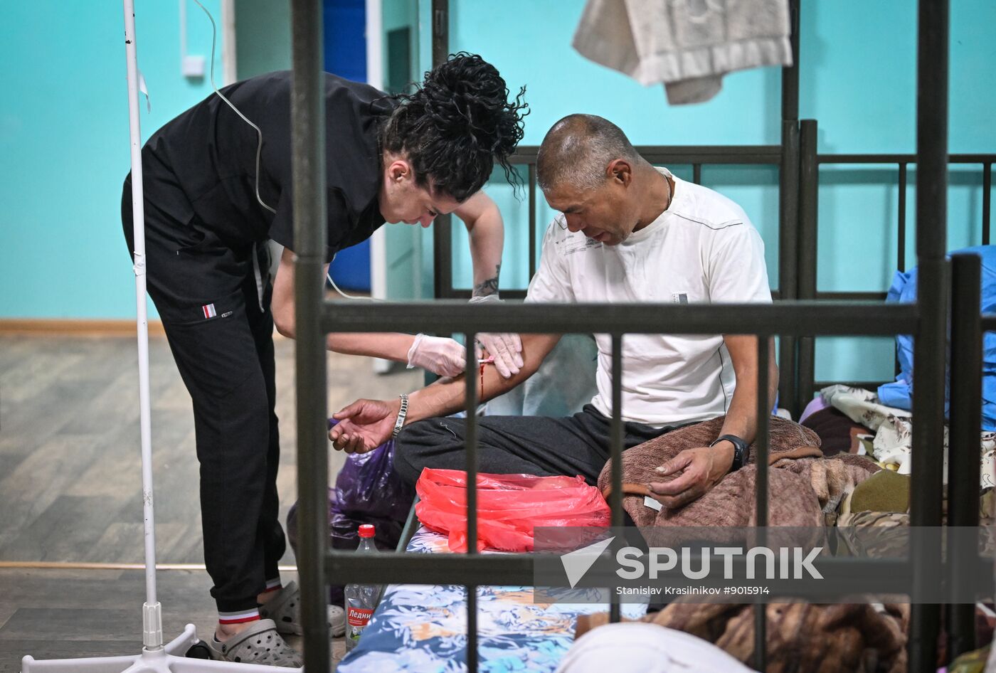 Russia Ukraine Military Operation Akhmat Frontline Hospital