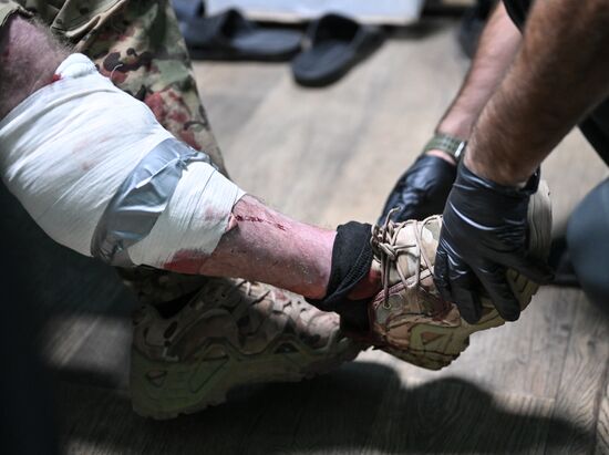 Russia Ukraine Military Operation Akhmat Frontline Hospital