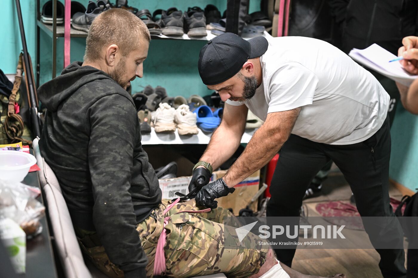 Russia Ukraine Military Operation Akhmat Frontline Hospital