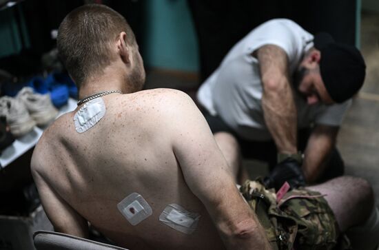 Russia Ukraine Military Operation Akhmat Frontline Hospital