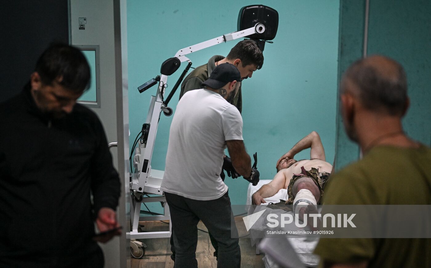 Russia Ukraine Military Operation Akhmat Frontline Hospital