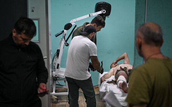 Russia Ukraine Military Operation Akhmat Frontline Hospital