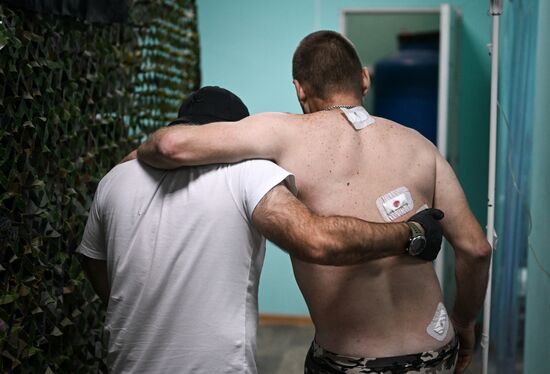 Russia Ukraine Military Operation Akhmat Frontline Hospital