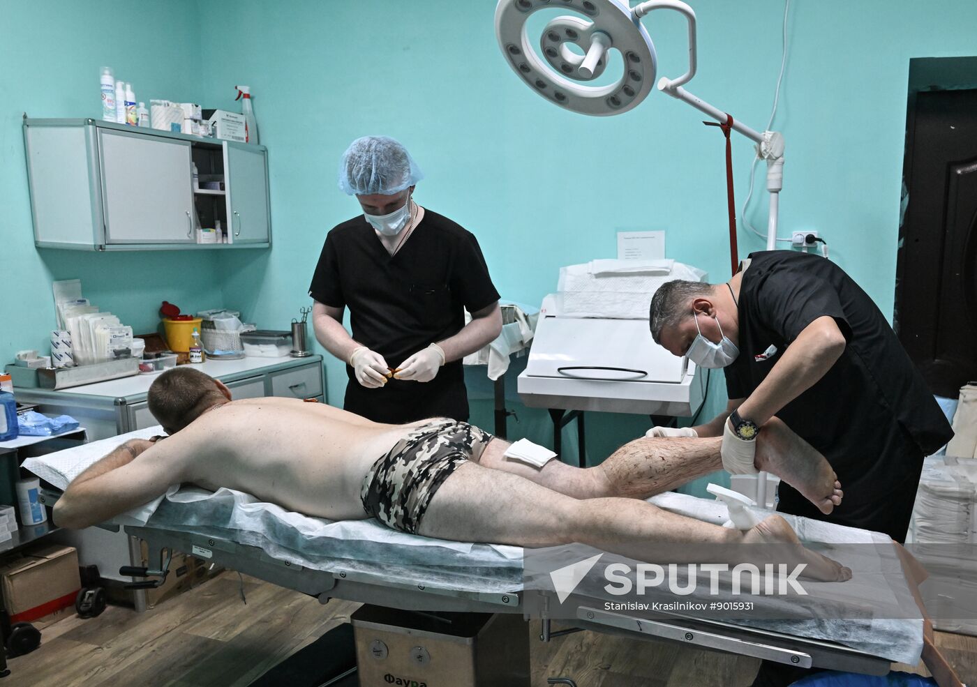 Russia Ukraine Military Operation Akhmat Frontline Hospital