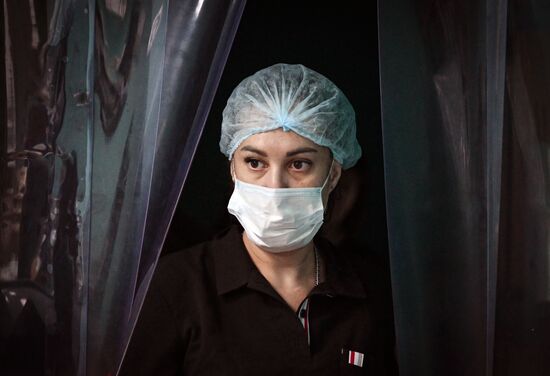 Russia Ukraine Military Operation Akhmat Frontline Hospital