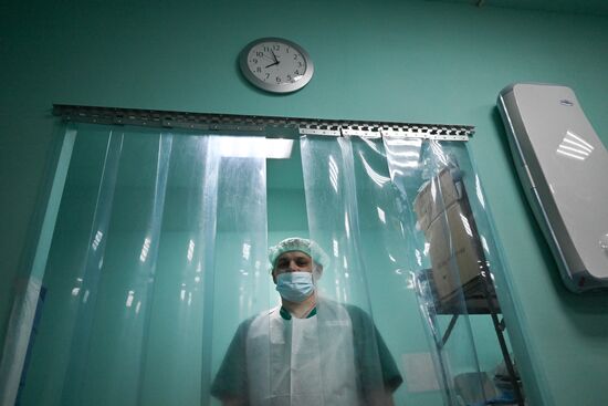 Russia Ukraine Military Operation Akhmat Frontline Hospital