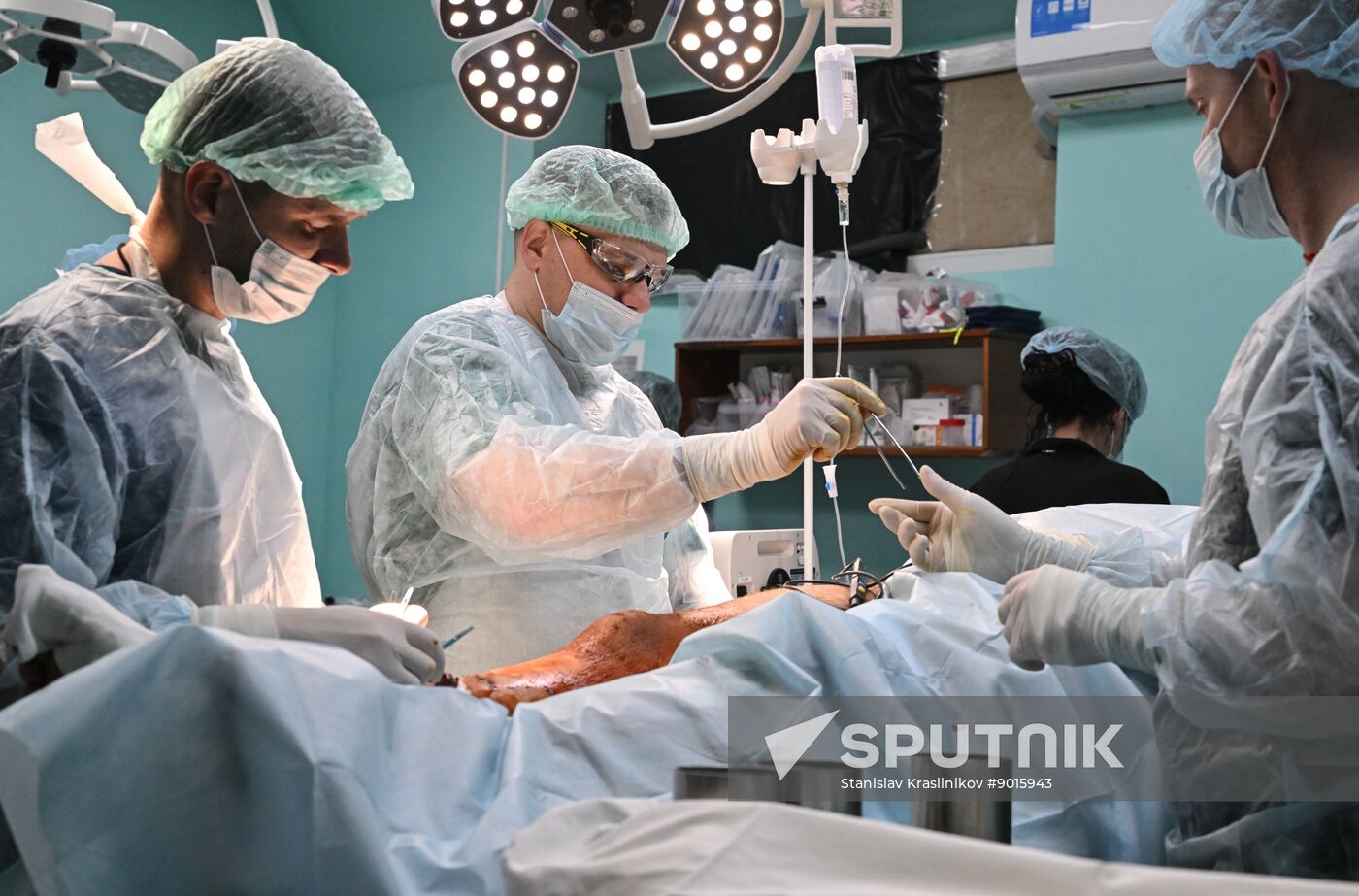 Russia Ukraine Military Operation Akhmat Frontline Hospital