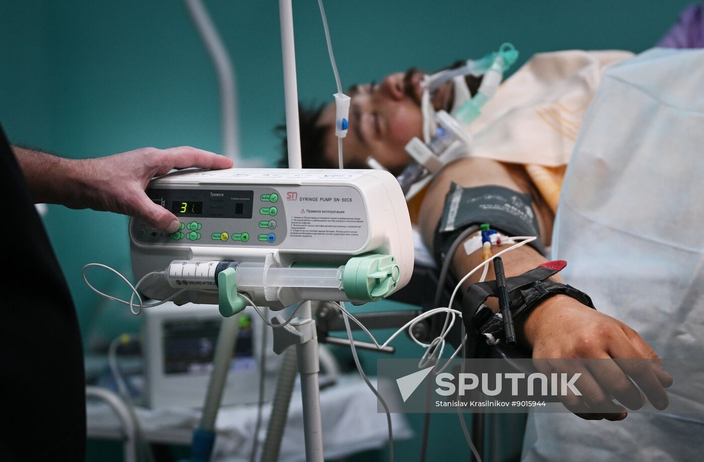 Russia Ukraine Military Operation Akhmat Frontline Hospital