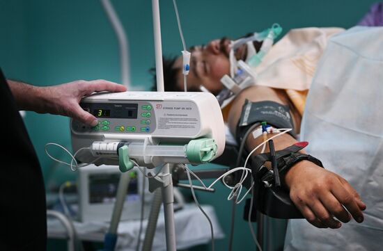 Russia Ukraine Military Operation Akhmat Frontline Hospital