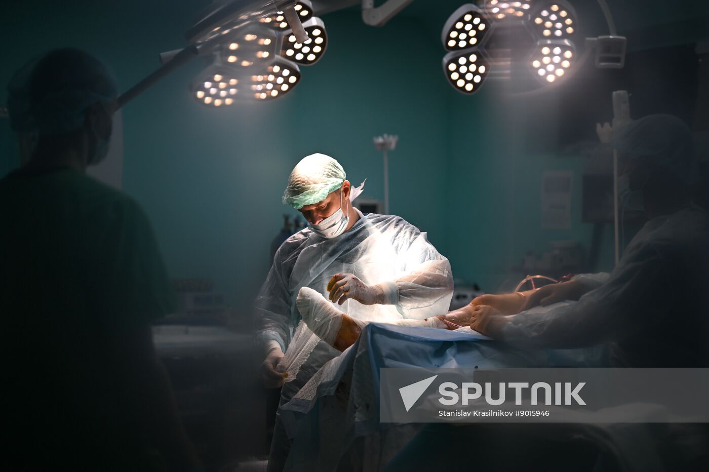Russia Ukraine Military Operation Akhmat Frontline Hospital