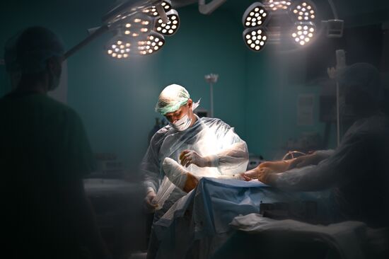Russia Ukraine Military Operation Akhmat Frontline Hospital