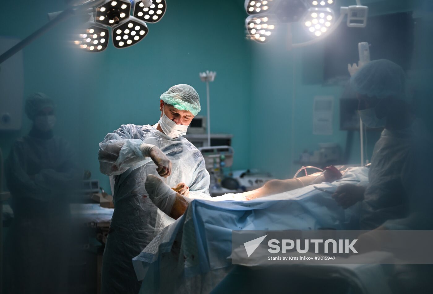 Russia Ukraine Military Operation Akhmat Frontline Hospital