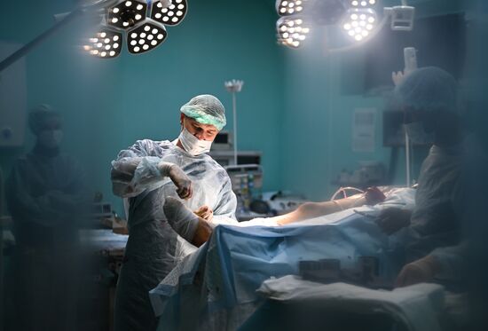 Russia Ukraine Military Operation Akhmat Frontline Hospital