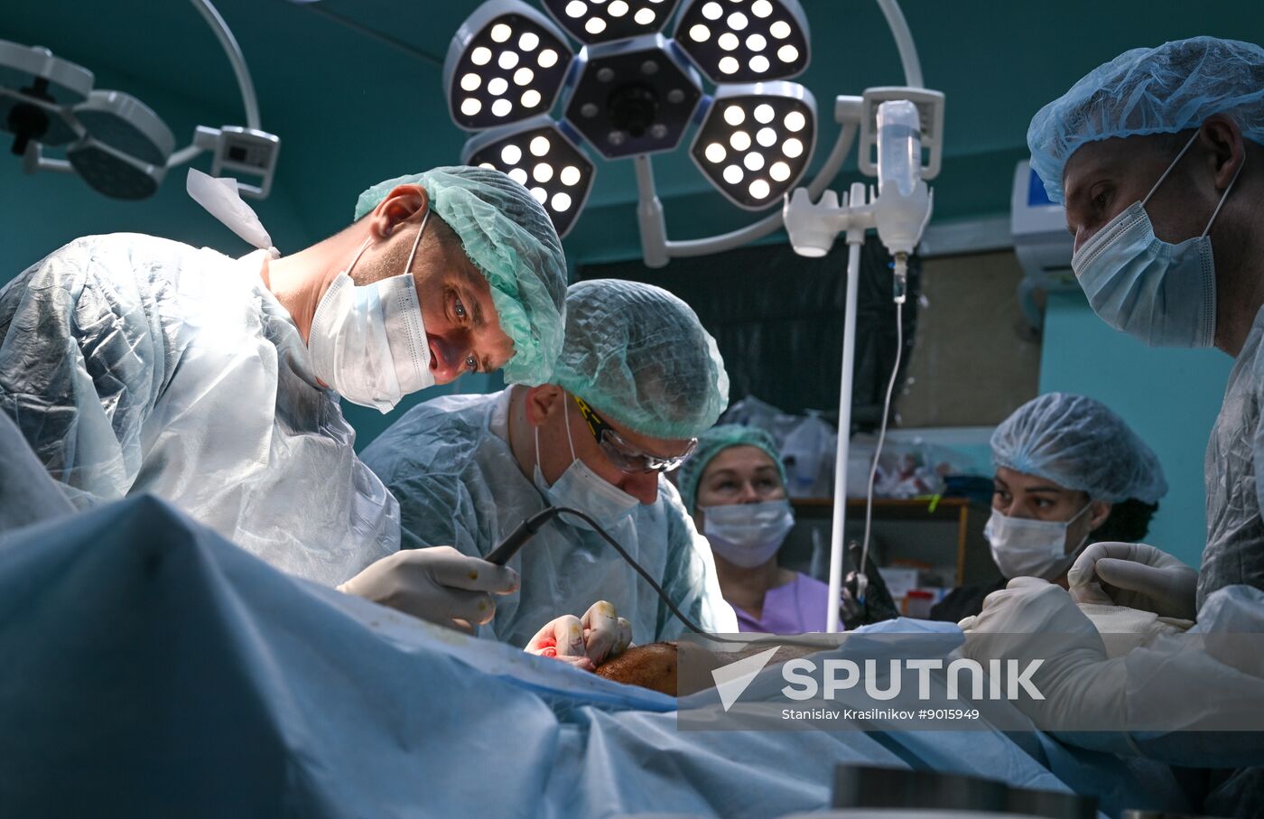 Russia Ukraine Military Operation Akhmat Frontline Hospital