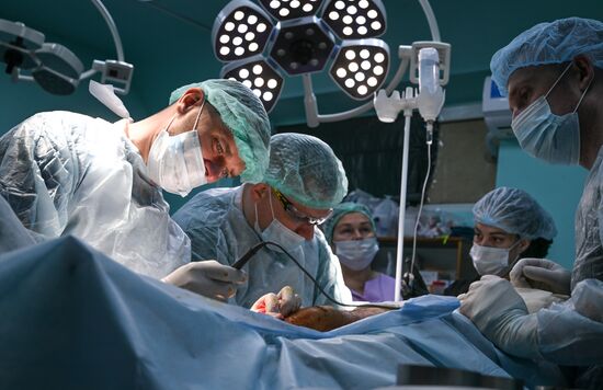 Russia Ukraine Military Operation Akhmat Frontline Hospital